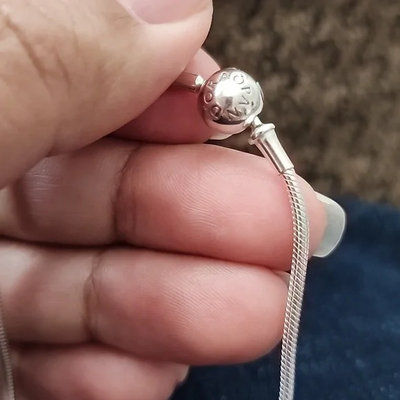 Pandora Moment Snake Chain Bracelet - Picture 7 of 10